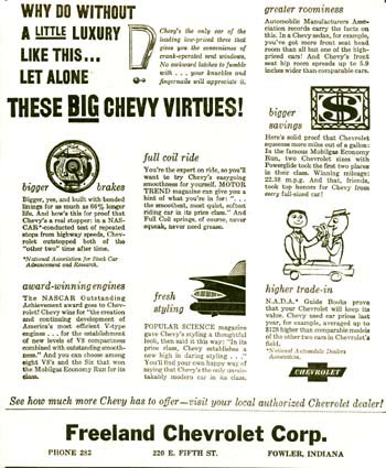 1959 Chevrolet advertising